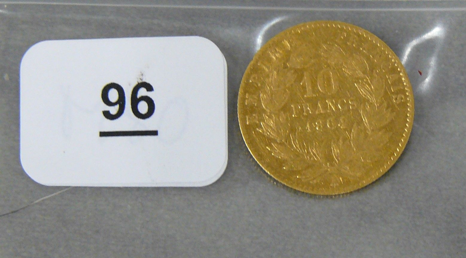OR une pièce de 10 francs or - Napoléon III - 1864 A - Frais Réduits sur les mon&hellip;