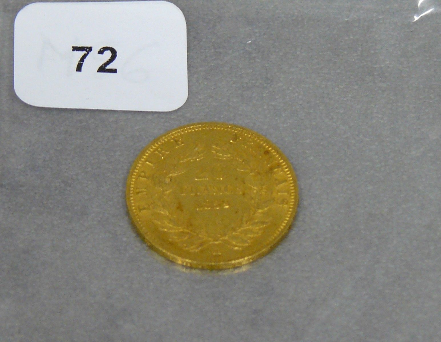 OR une pièce de 20 francs or - Napoléon III - 1859 BB - Frais Réduits sur les mo&hellip;