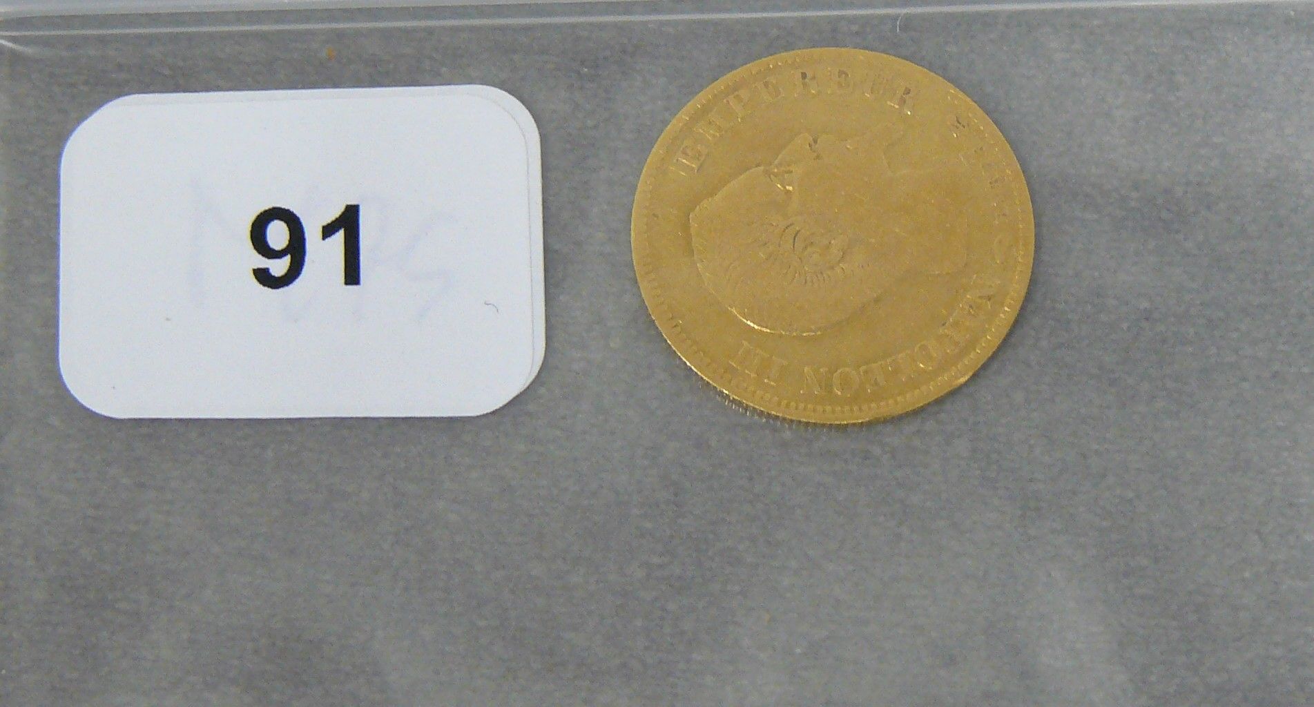 OR une pièce de 10 francs or - Napoléon III - 1856 A - Frais Réduits sur les mon&hellip;