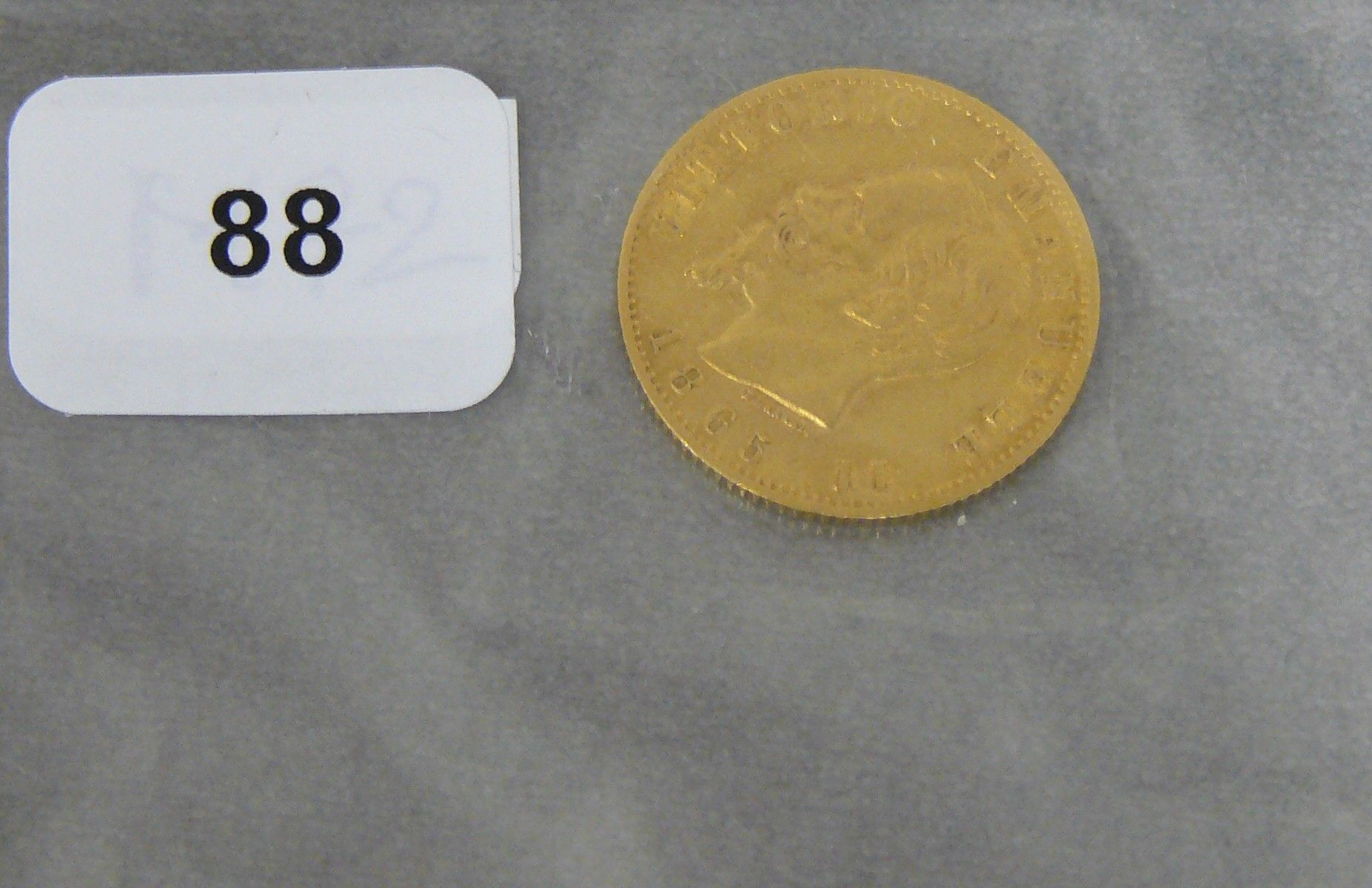 OR Italie - une pièce de 20 lires or - 1865 - Frais Réduits sur les monnaies d'O&hellip;