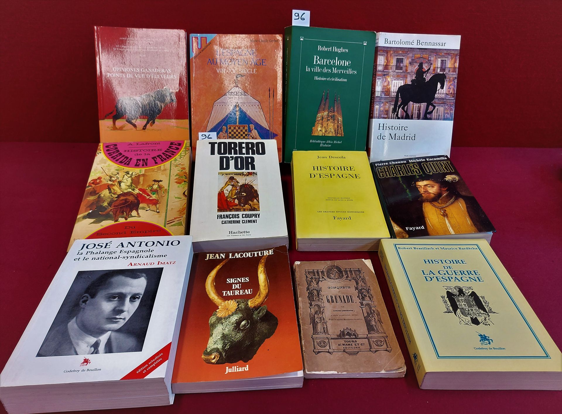 Espagne Conjunto de 12 libros sobre España y Corridas incluyendo Barcelona la ci&hellip;
