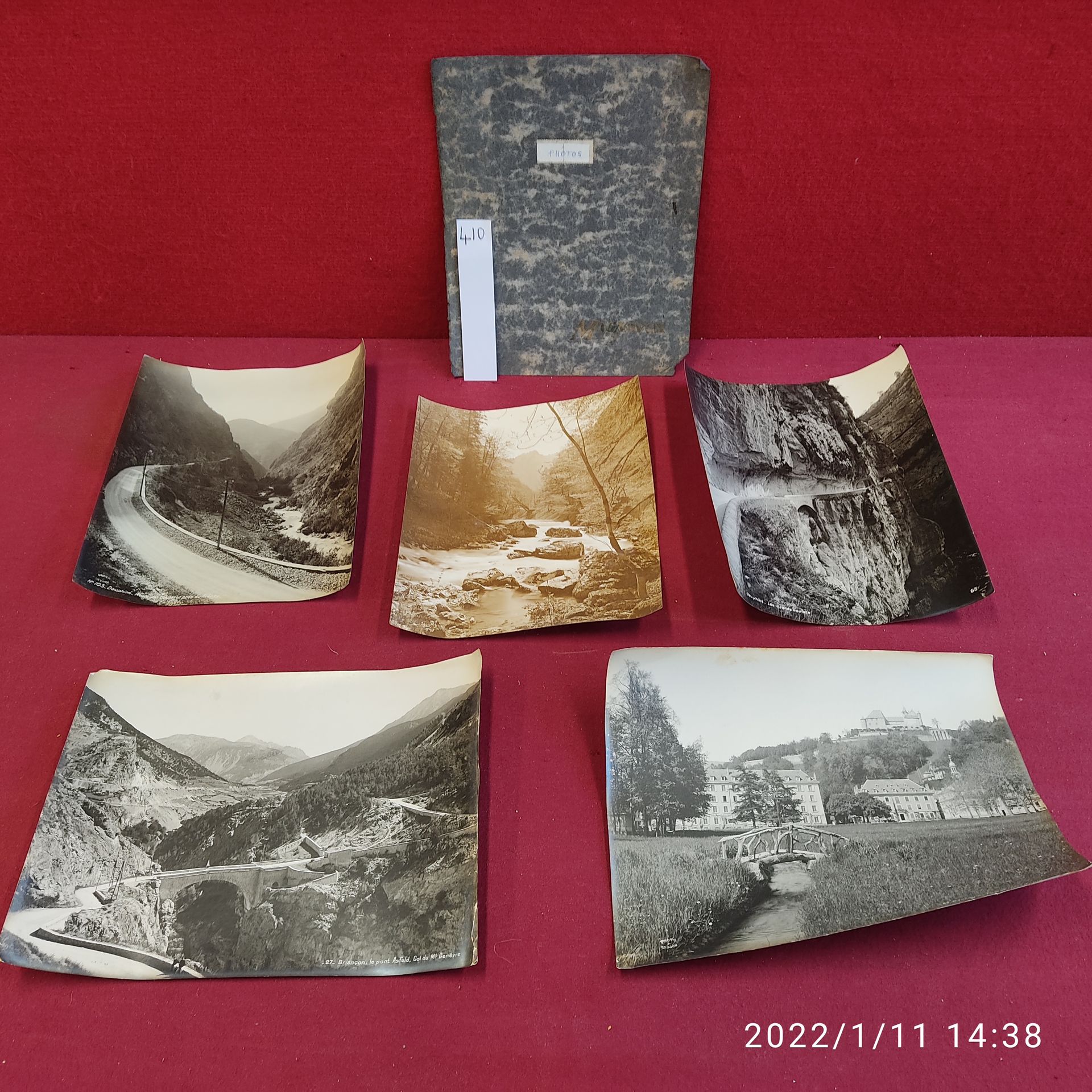 DAUPHINE lot de 11 photos anciennes 29x 22 cm sur le Dauphiné signé photo Oddoux&hellip;