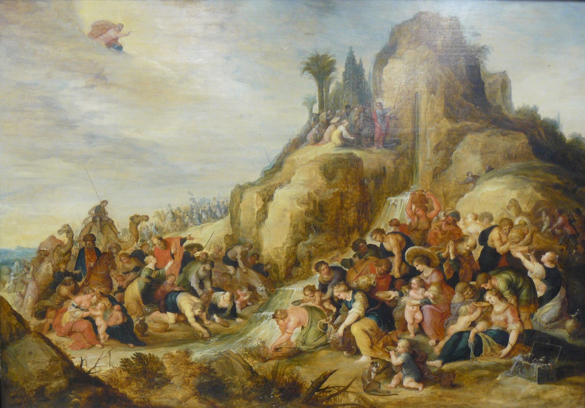 Frans FRANCKEN le jeune 
小弗兰肯(Frans FRANCKEN)(1581-1642)和他的工作室


摩西敲击岩石，薄板上的油彩，有&hellip;