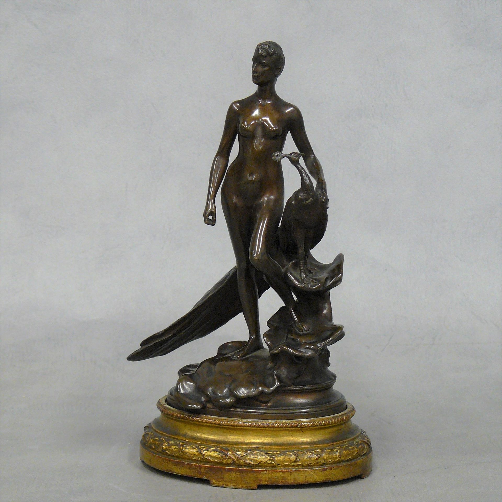 Alexandre FALGUIERE 
Alexandre FALGUIERE (1831-1900) : Jeune femme nue caressant&hellip;