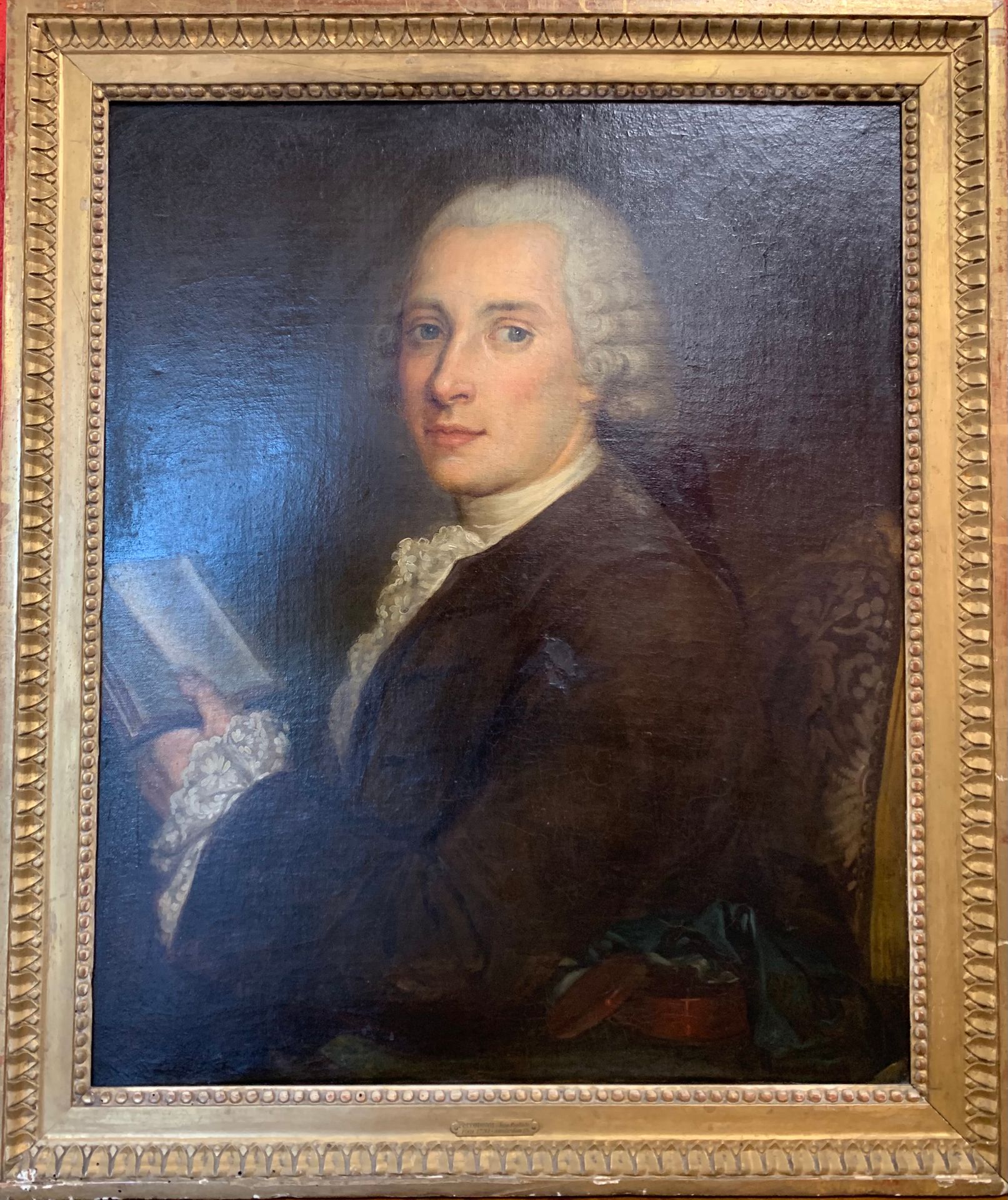 Null Attribué à J-B.PERONNEAU (Pau 1731-Amterdam 1783)

"Portrait d'homme"

Ecol&hellip;