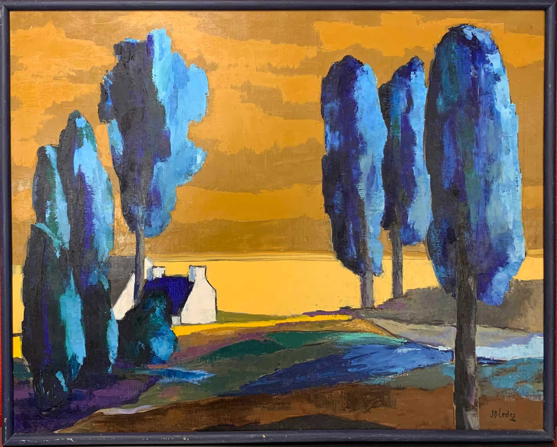 Null Jean-Bernard LEDEZ (1931-2022)

"The blue trees n 66"

Àcrylic on canvas si&hellip;