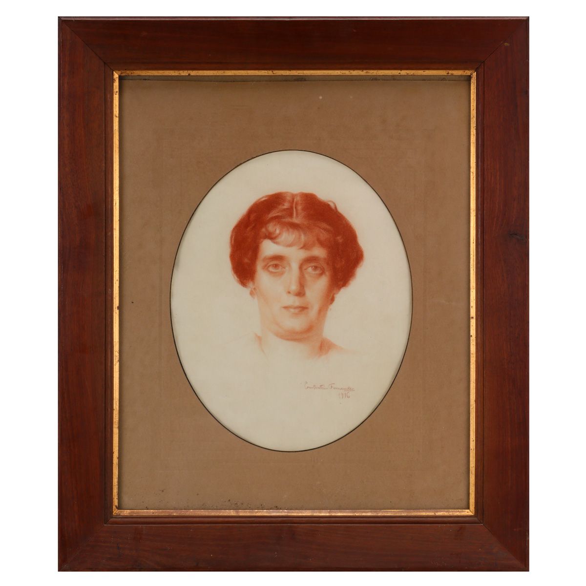 CONSTANTINO FERNANDES (1878-1920), A FEMALE PORTRAIT CONSTANTINO FERNANDES (1878&hellip;