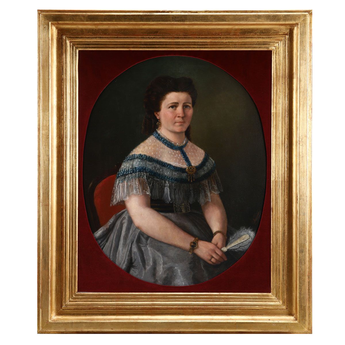 AUGUSTO DE SOUSA E CASTRO BARRADAS (1840-?), FEMALE PORTRAIT AUGUSTO DE SOUSA E &hellip;