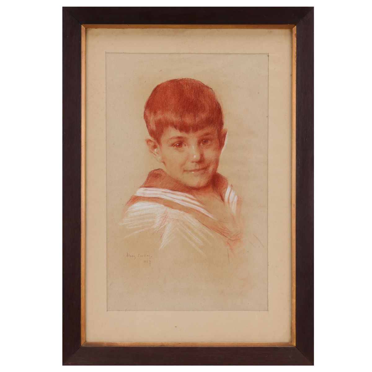 ALVES CARDOSO (1882-1930), A SAILOR ALVES CARDOSO (1882-1930), A SAILOR Pastel o&hellip;