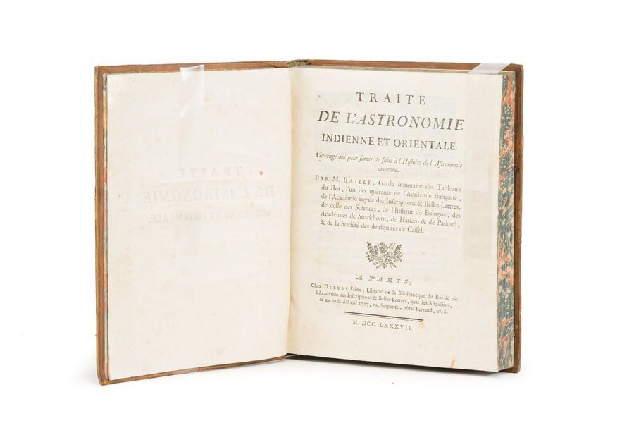 Jean-Sylvain BAILLY Traité de l'astronomie indienne et orientale... Paris, Debur&hellip;