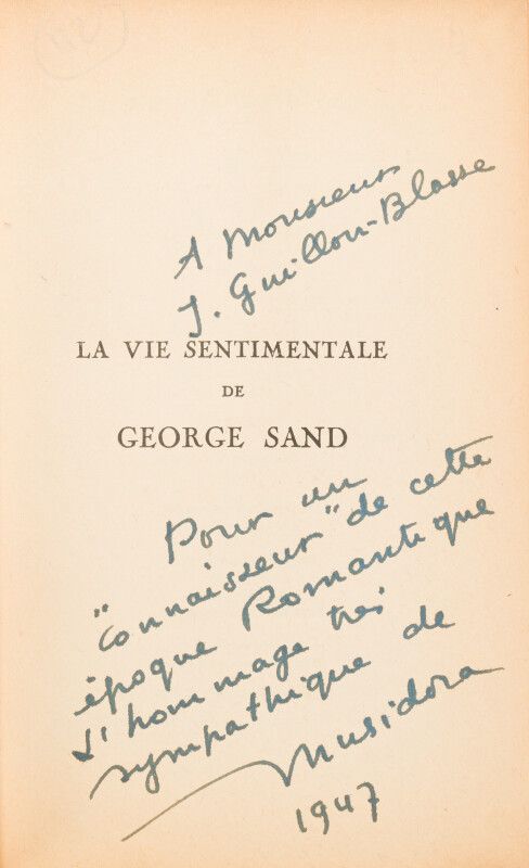 Null MUSIDORA (Jeanne Roques dite) (1889-1957) 

The sentimental life of George &hellip;