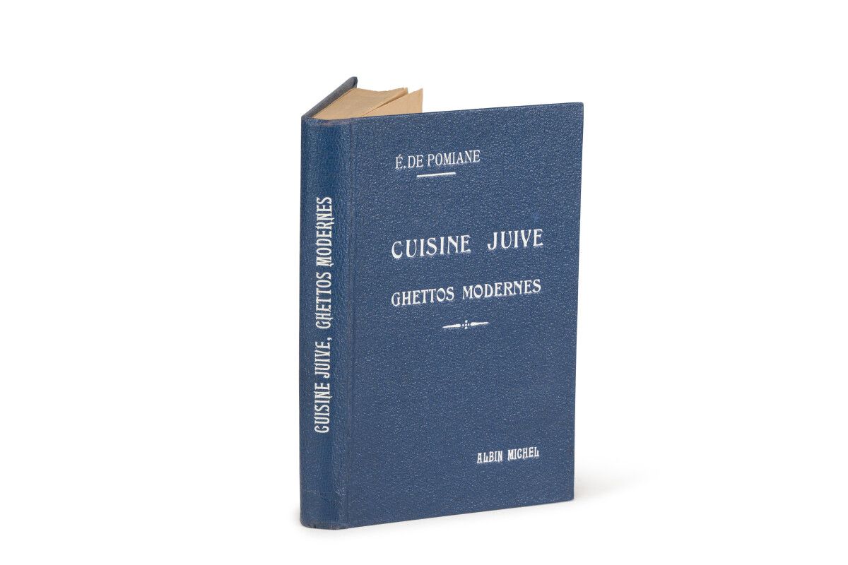 Null 爱德华-德-波米亚内。犹太美食，现代贫民区。巴黎，阿尔宾-米歇尔，1929年。12开本，出版商的精装书。