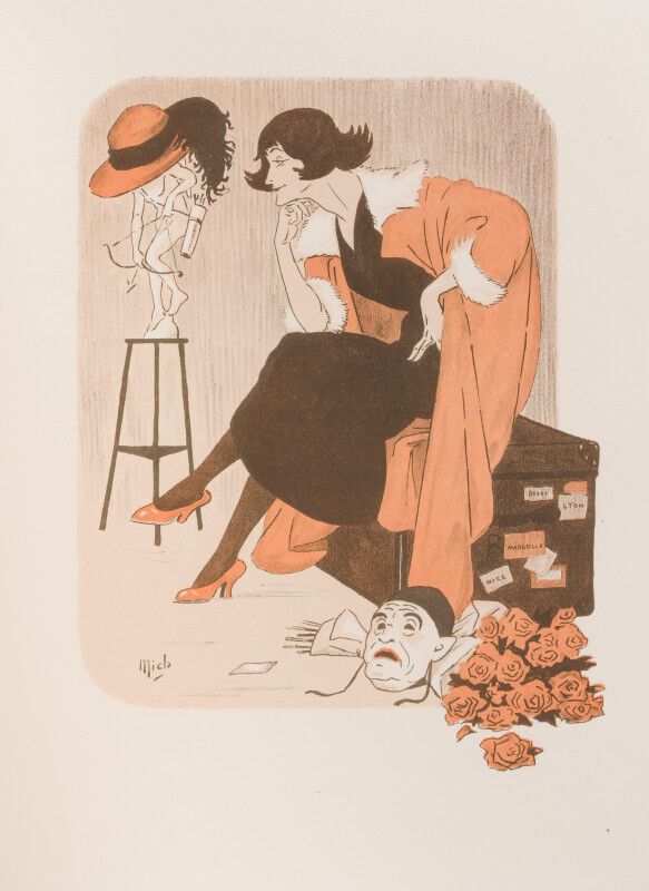 Null COLETTE. La Vagabonda. Parigi, Société du Livre d'Art, 1924. In-4, brossura&hellip;