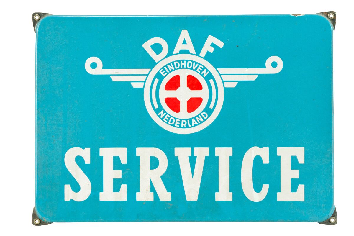 Null DAF SERVICE (Automobiles).

Sans mention d'émaillerie, vers 1960.

Plaque é&hellip;