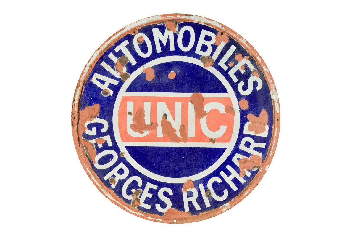 Null UNIC Automobiles Georges Richard.

Sans mention d'émaillerie, vers 1935.

P&hellip;