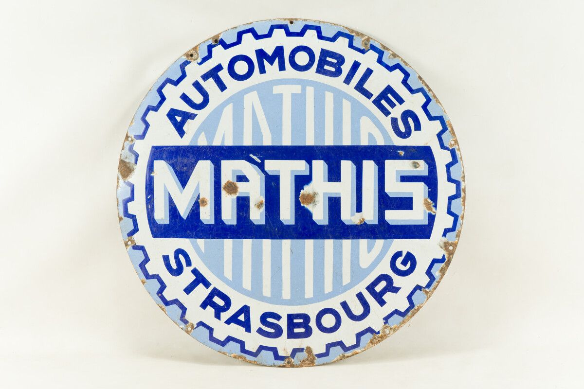 Null MATHIS Automobiles, Strasbourg.

Émaillerie Alsacienne Strasbourg, vers 193&hellip;