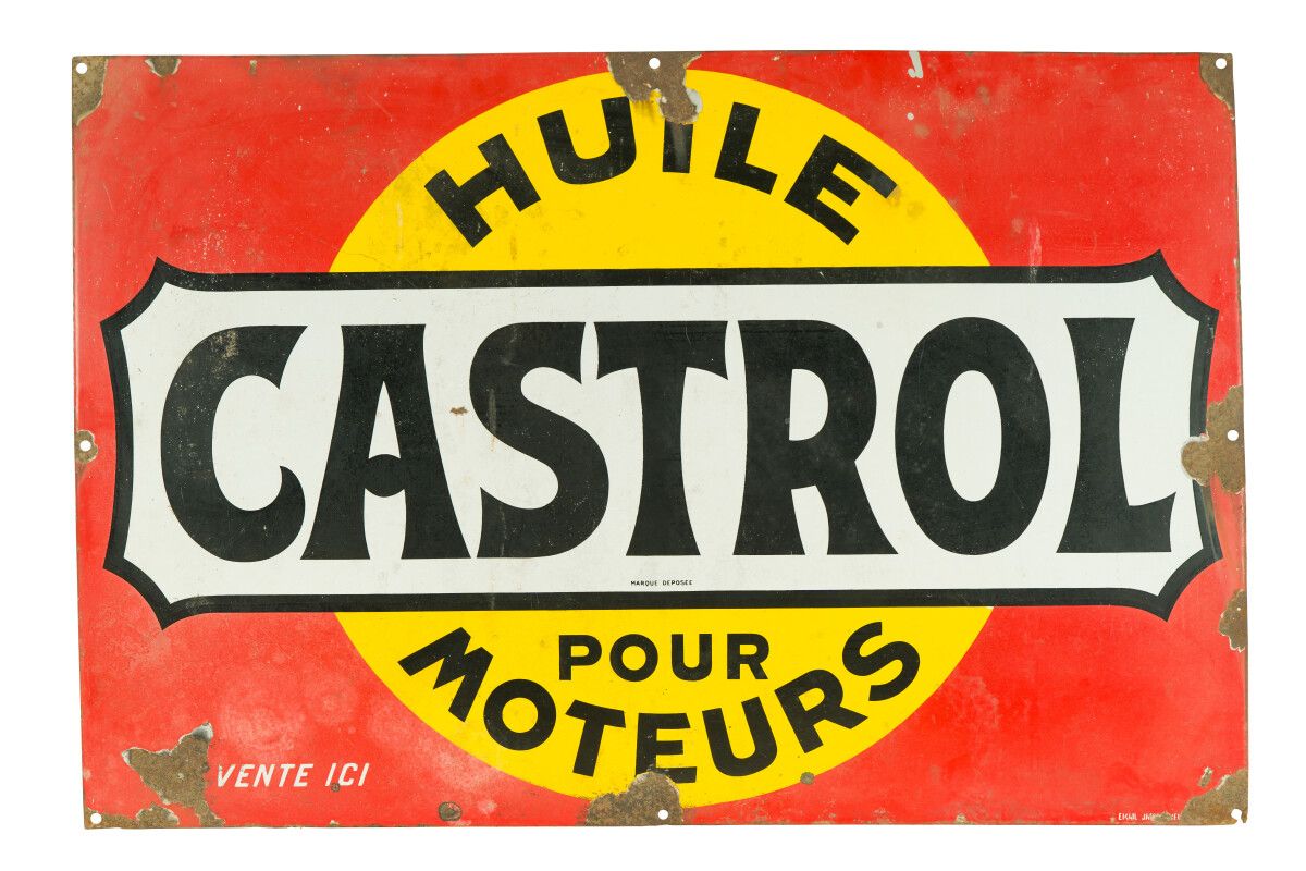 Null CASTROL Huile pour moteurs

Émaillerie Edmond Jean, vers 1930.

Grande plaq&hellip;