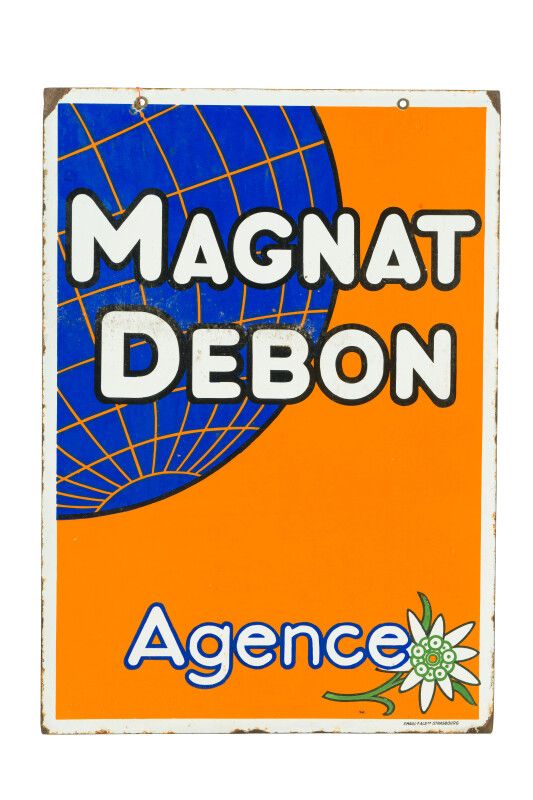 Null MAGNAT DEBON Agence (Motos).

Émaillerie Alsacienne Strasbourg, vers 1935.
&hellip;