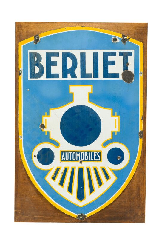 Null BERLIET Automobiles.

L'Émaillo-gravure, Paris, vers 1935.

Plaque émaillée&hellip;