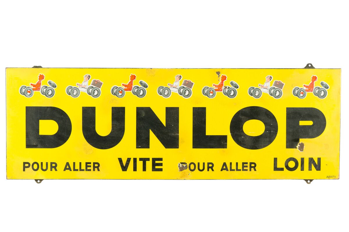 Null DUNLOP, Pour aller vite, pour aller loin (Pneu).

D'après SAVIGNAC, 1954.

&hellip;