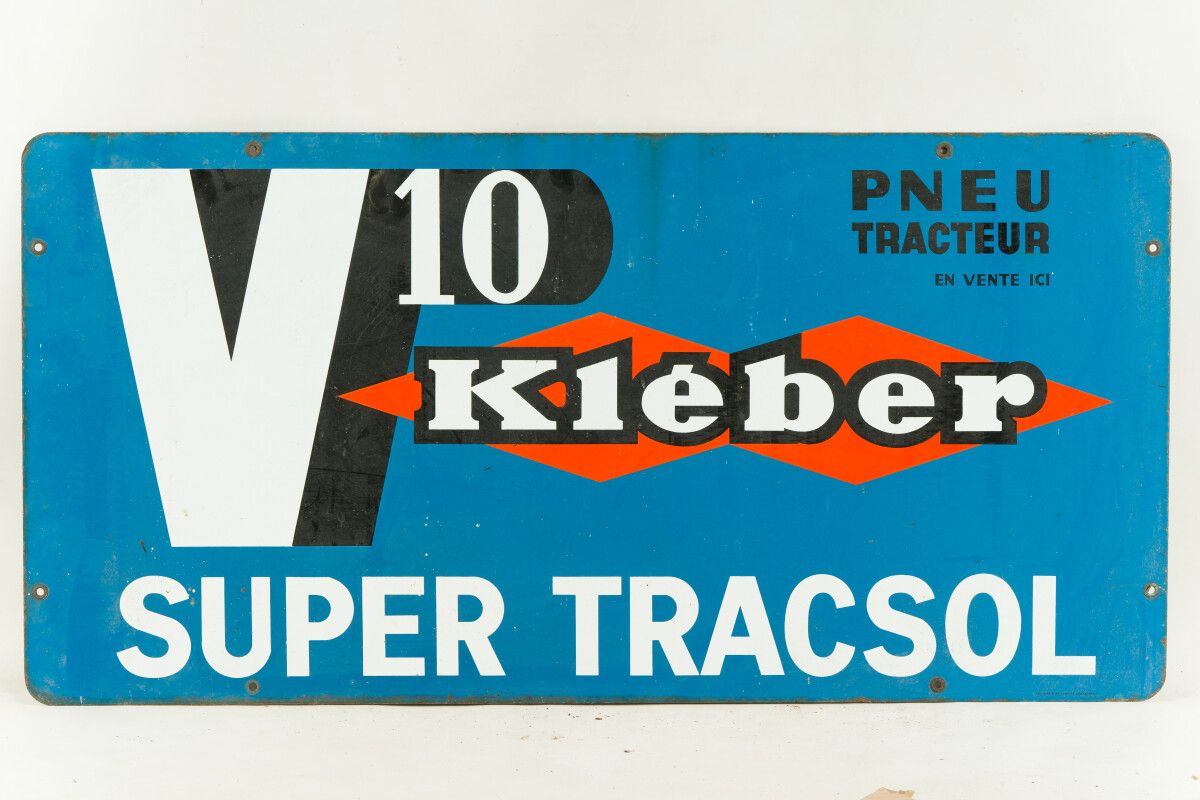 Null KLÉBER V10 Super tracsol, pneu tracteur.

Émaillerie Alsacienne Strasbourg,&hellip;