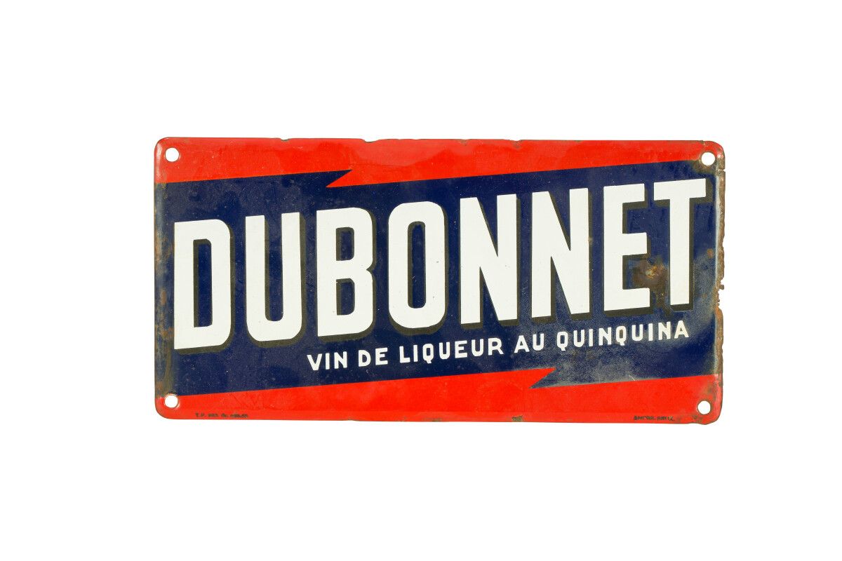 Null DUBONNET Vin de liqueur au quinquina.

Émaillerie Belge, Bruxelles, Belgiqu&hellip;