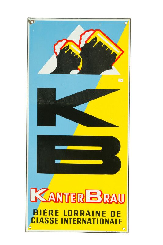 Null KB Bière KANTERBRAU, Bière Lorraine de classe internationale.

Émaillerie A&hellip;