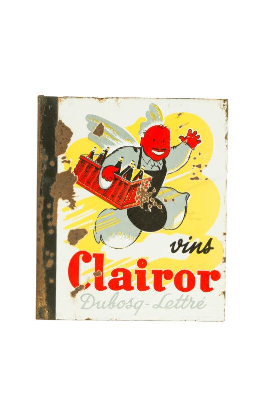 Null CLAIROR Vin.

Signée Léo DUPIN, 1952.

Émaillerie Alsacienne Strasbourg, ve&hellip;