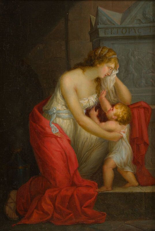 Null Attribué à Joseph François DUCQ (1762-1829)
La douleur d'Andromaque
Panneau&hellip;