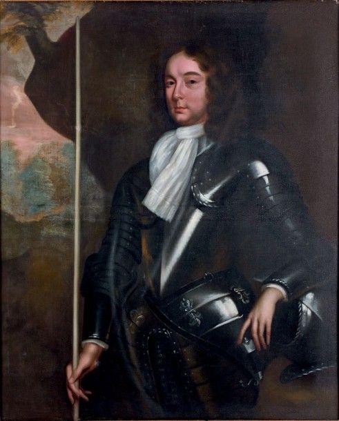 Ecole Anglaise du XVIIIe siècle Portrait du chevalier Isham Parkyns de Bunney To&hellip;