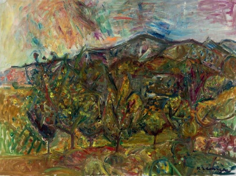 Pinchus KREMEGNE (1890-1981) Paysage de Céret
Huile sur toile, signée en bas à d&hellip;