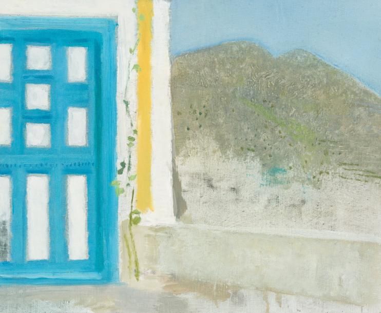 Guy Bardone (1927-2015) «Olympos, île de Carpathos»
Huile sur toile.
Monogrammée&hellip;