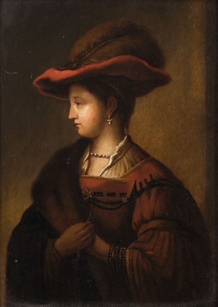 Harmensz van Rijn REMBRANDT (D'après) 1606 - 1669 Portrait de Saskia
Huile sur p&hellip;