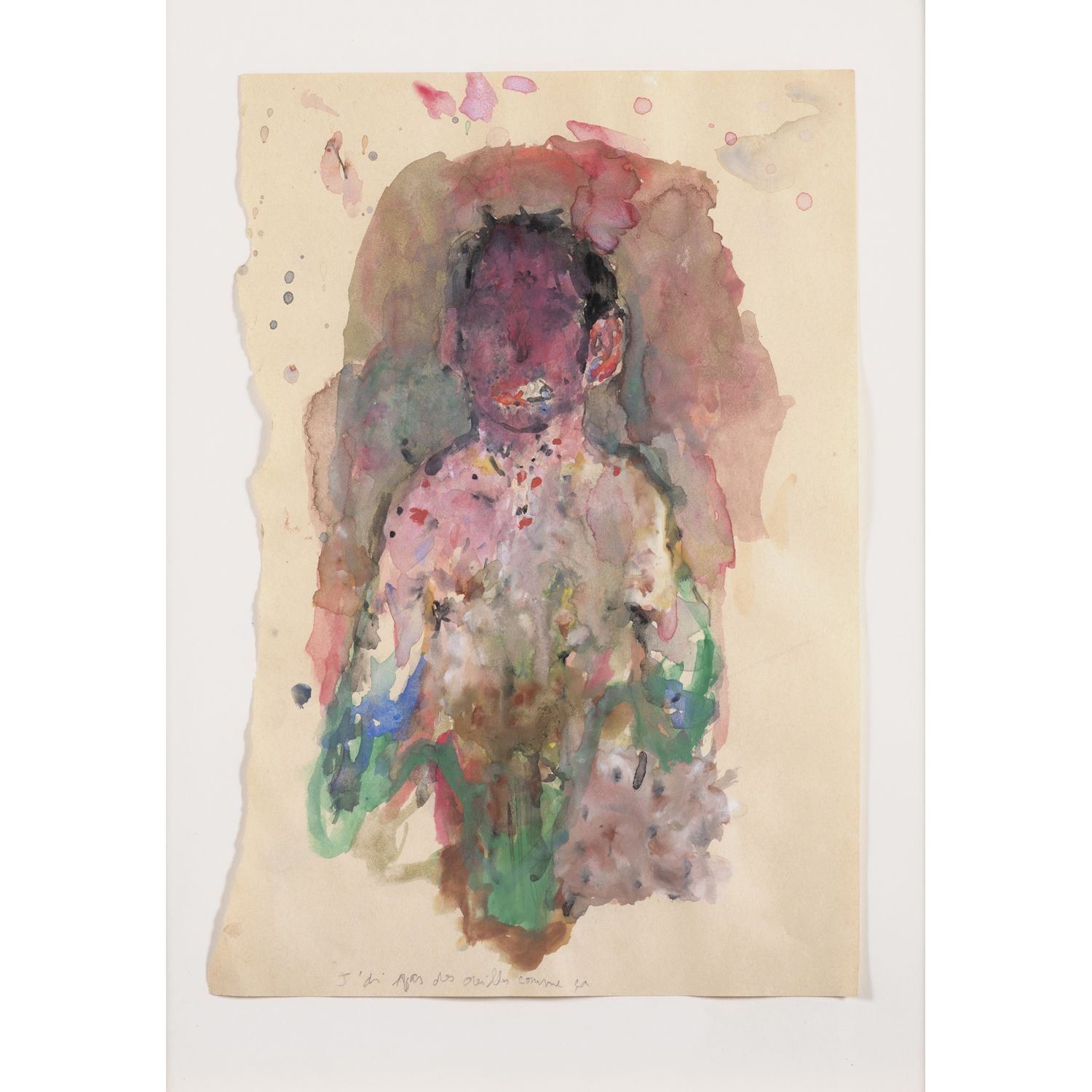 Null 弗朗索瓦-里贝斯(生于1970年)

我没有这样的耳朵

纸上水粉和水彩画

中下部有标题

29 x 20 厘米

出处: - 克劳迪娜-帕皮翁画廊&hellip;
