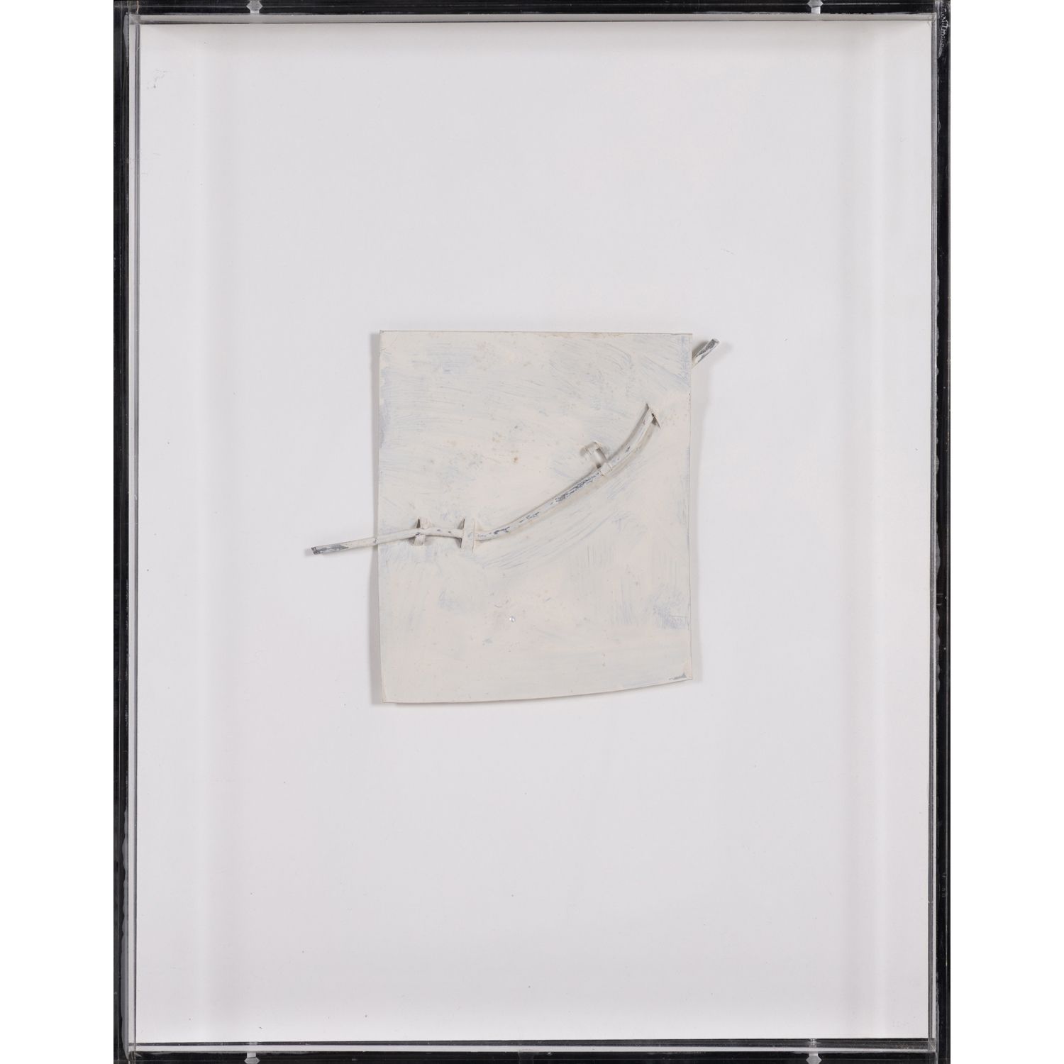 Null 迪迪埃-马塞尔（生于1961年

无题

在有机玻璃盒中粘在纸板上的喷漆切割金属。

39 x 31 x 5厘米

出处： - 现任主人直接从艺术家那&hellip;