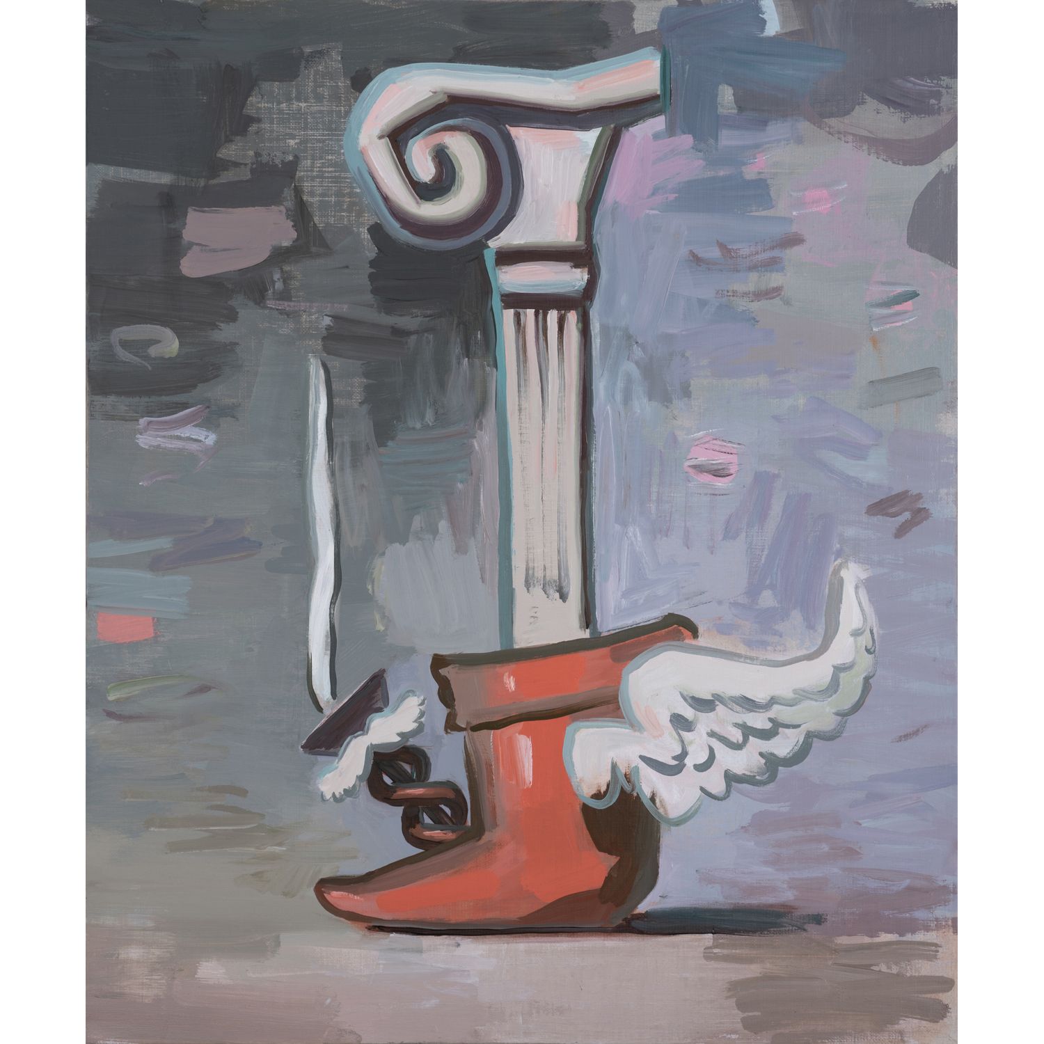 Null 瑞安-麦克劳克林（生于1980年

Hermes Bong, 2010

镶嵌在伊索尔面板上的布面油画

背面有签名、标题和日期

67 x 56 c&hellip;