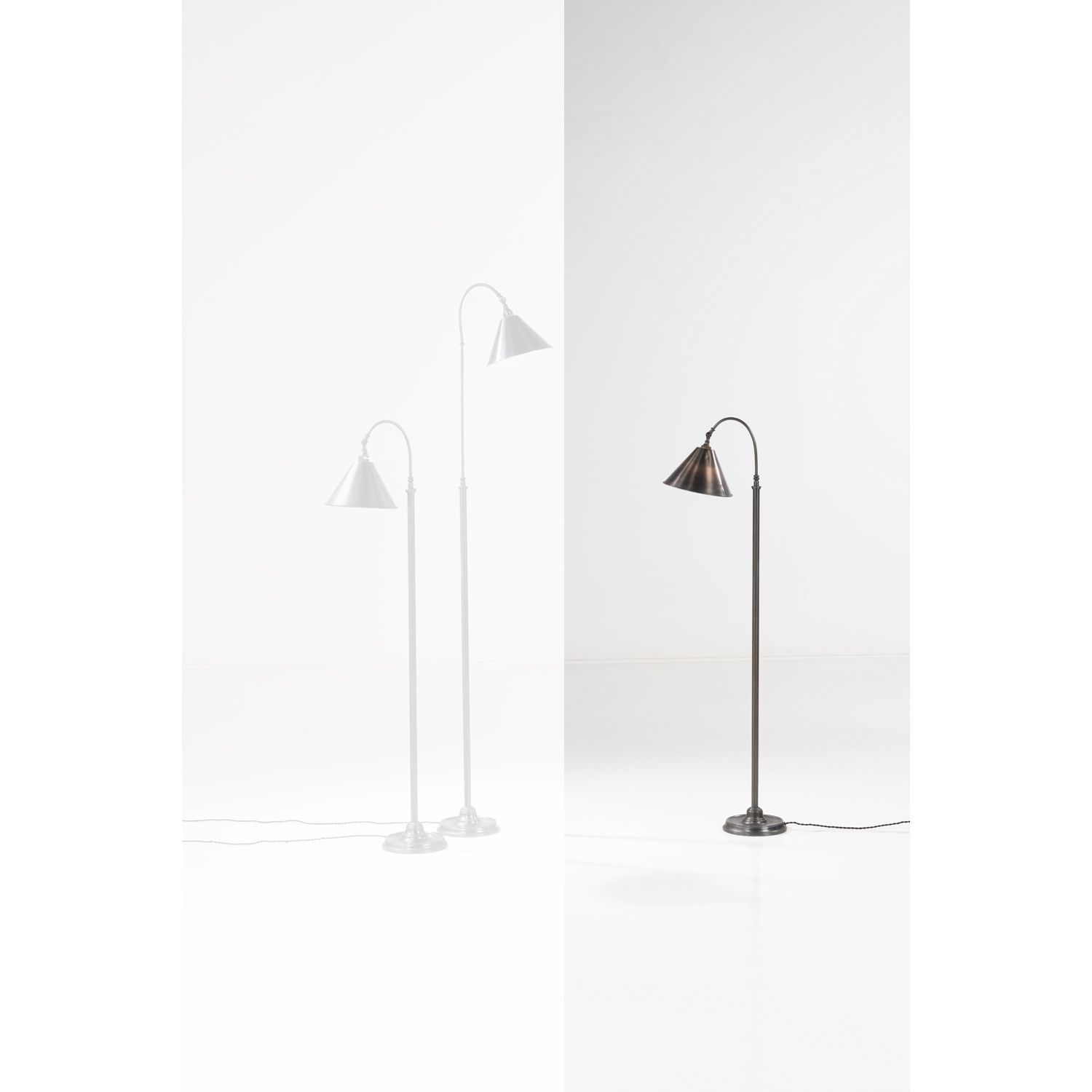 Null 
Maison Meilleur (20th/21st c.)

Col de cygne

Floor reading lamp, circa 19&hellip;