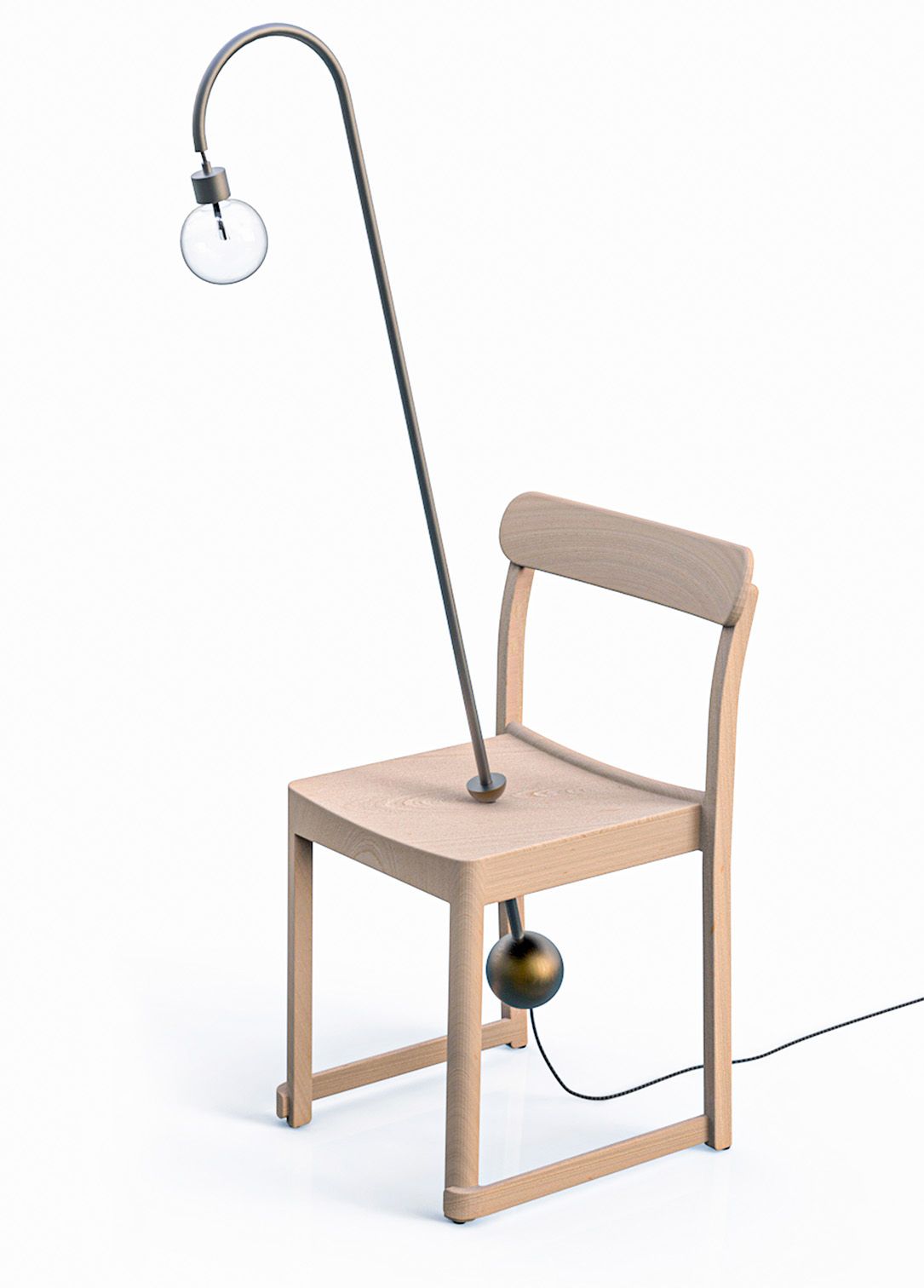Reda Amalou 林帕的椅子 



椅子是一个复杂的物体，其功能是绝对的。改变这一功能的想法并不明显。在这里，Lampa'Chair成为一盏灯，它把自己&hellip;