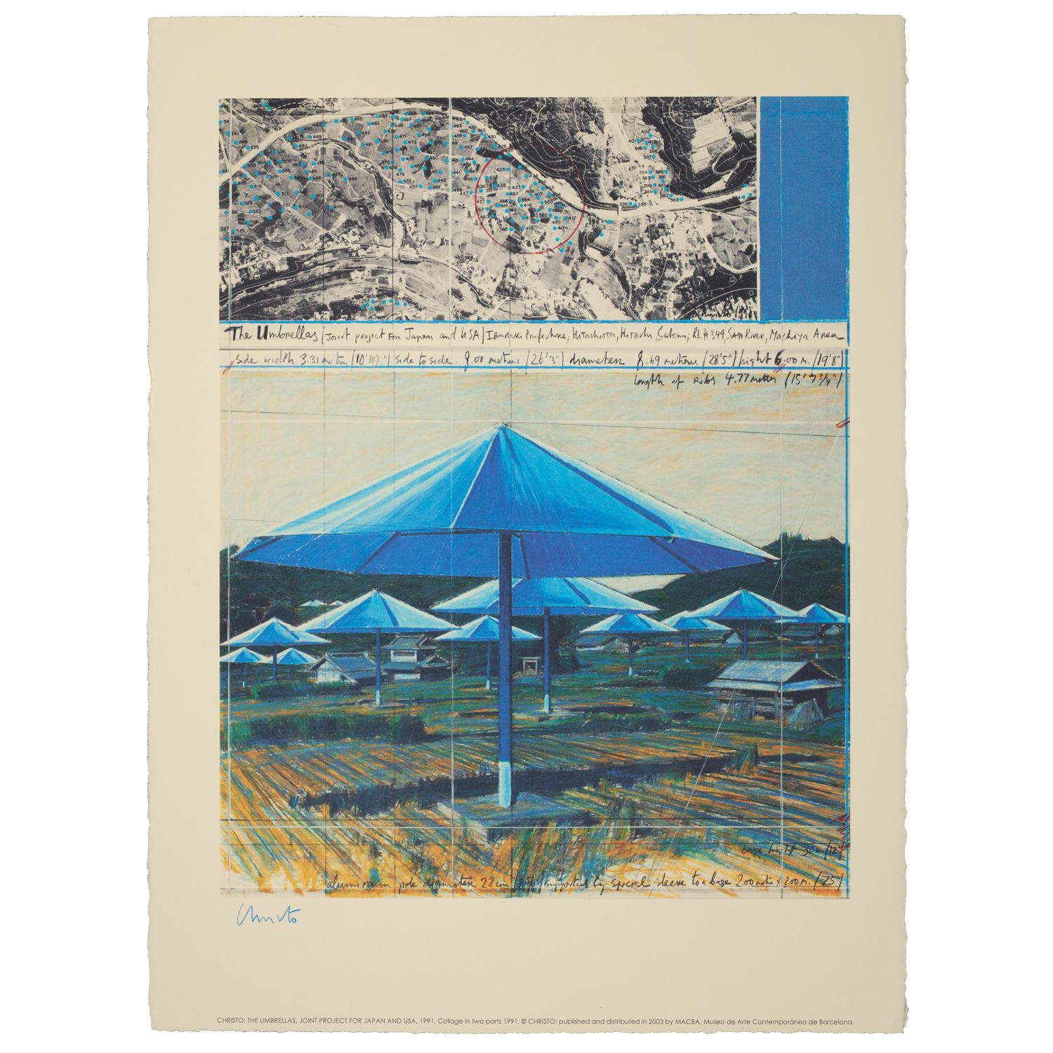 Christo (1935-2020) et Jeanne-Claude (1935-2009) The Umbrellas (Japan/California&hellip;