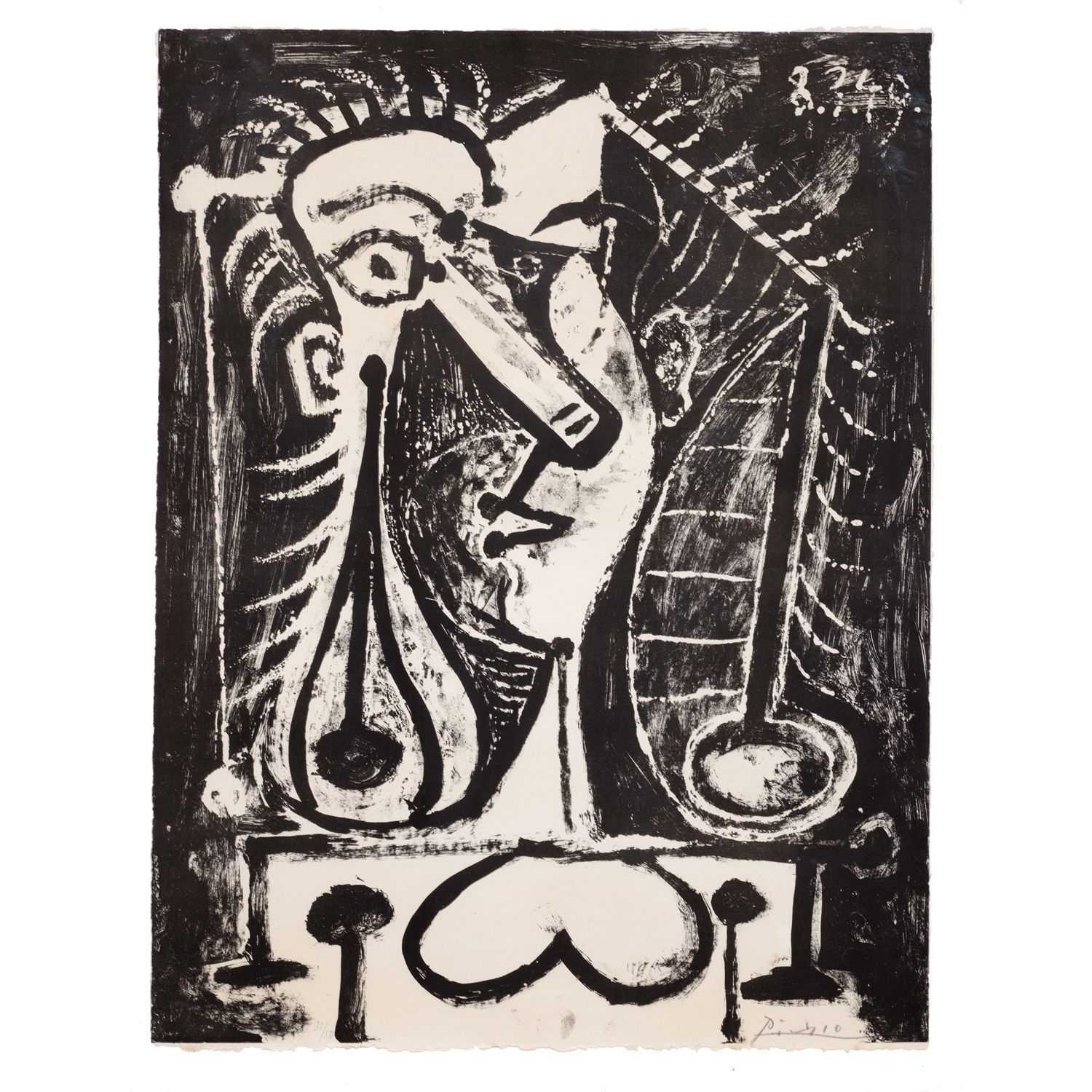 Pablo Picasso (1881-1973) Figure composée I - 1949 巴勃罗-毕加索 (1881-1973)
复合物图I - 1&hellip;