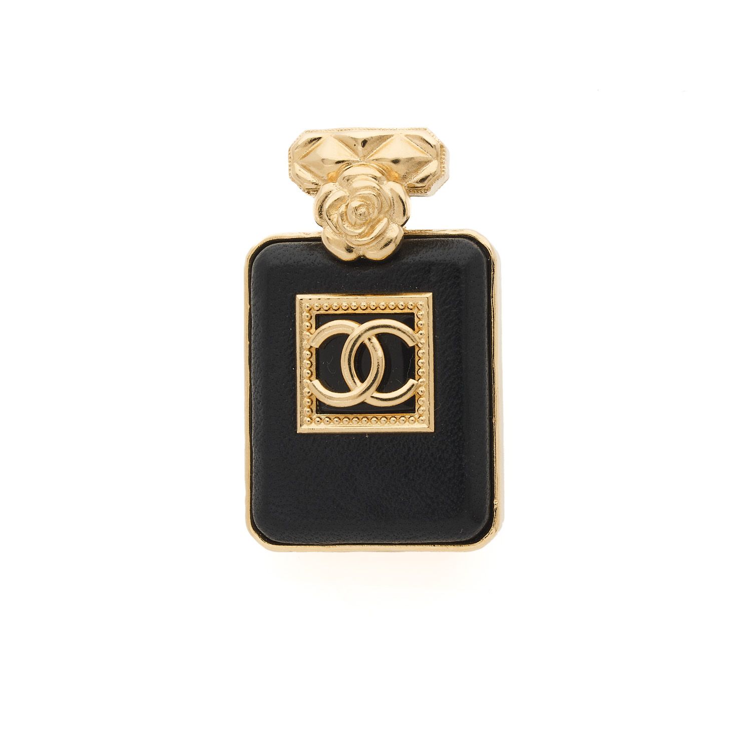 CHANEL, Jewelry, Brooch Chanel Golden Double C