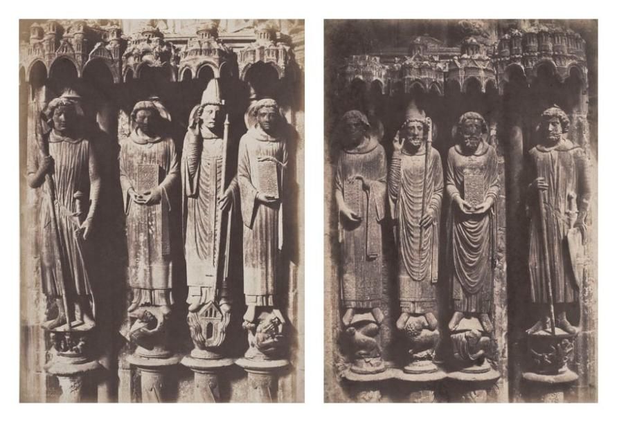 Charles MARVILLE (1816-1879) Cathédrale de Chartres. Figures du portail méridion&hellip;