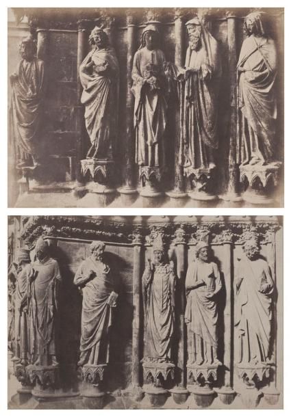 Charles MARVILLE (1816-1879) Cathédrale de Reims. Figures du grand portail, Pl.2&hellip;