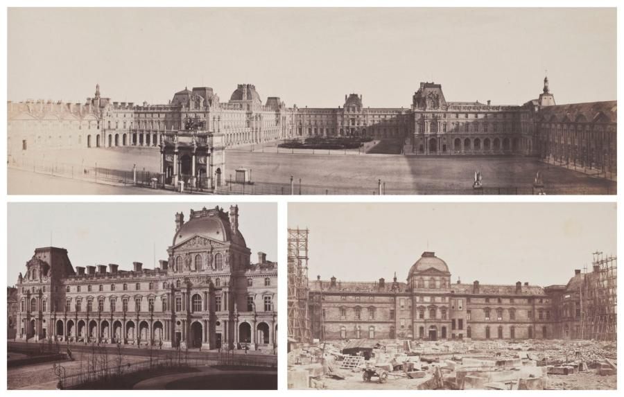 Édouard-Denis BALDUS (1813-1882) "Réunions des Tuileries au Louvre", Tomes I à I&hellip;