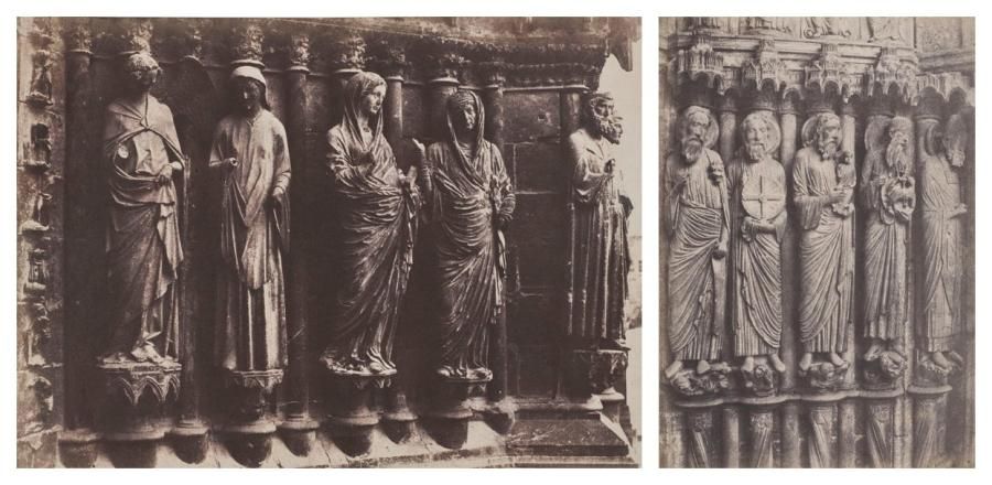 Charles MARVILLE (1816-1879) Cathédrale de Reims. Figures du grand portail, Pl.3&hellip;