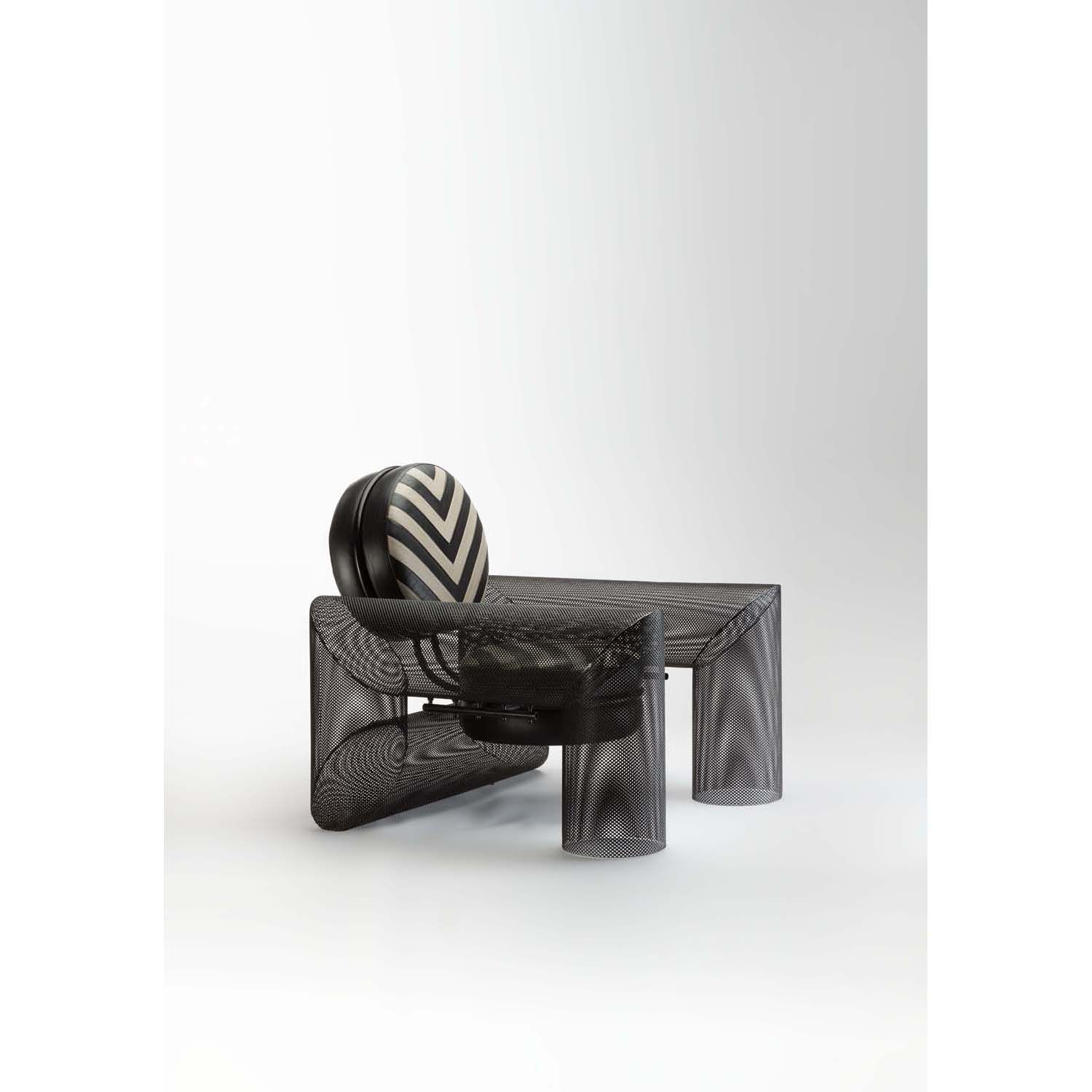 Null Mario Botta (born 1943)
'Prince chair'
Lacquered metal and leather
Edited b&hellip;