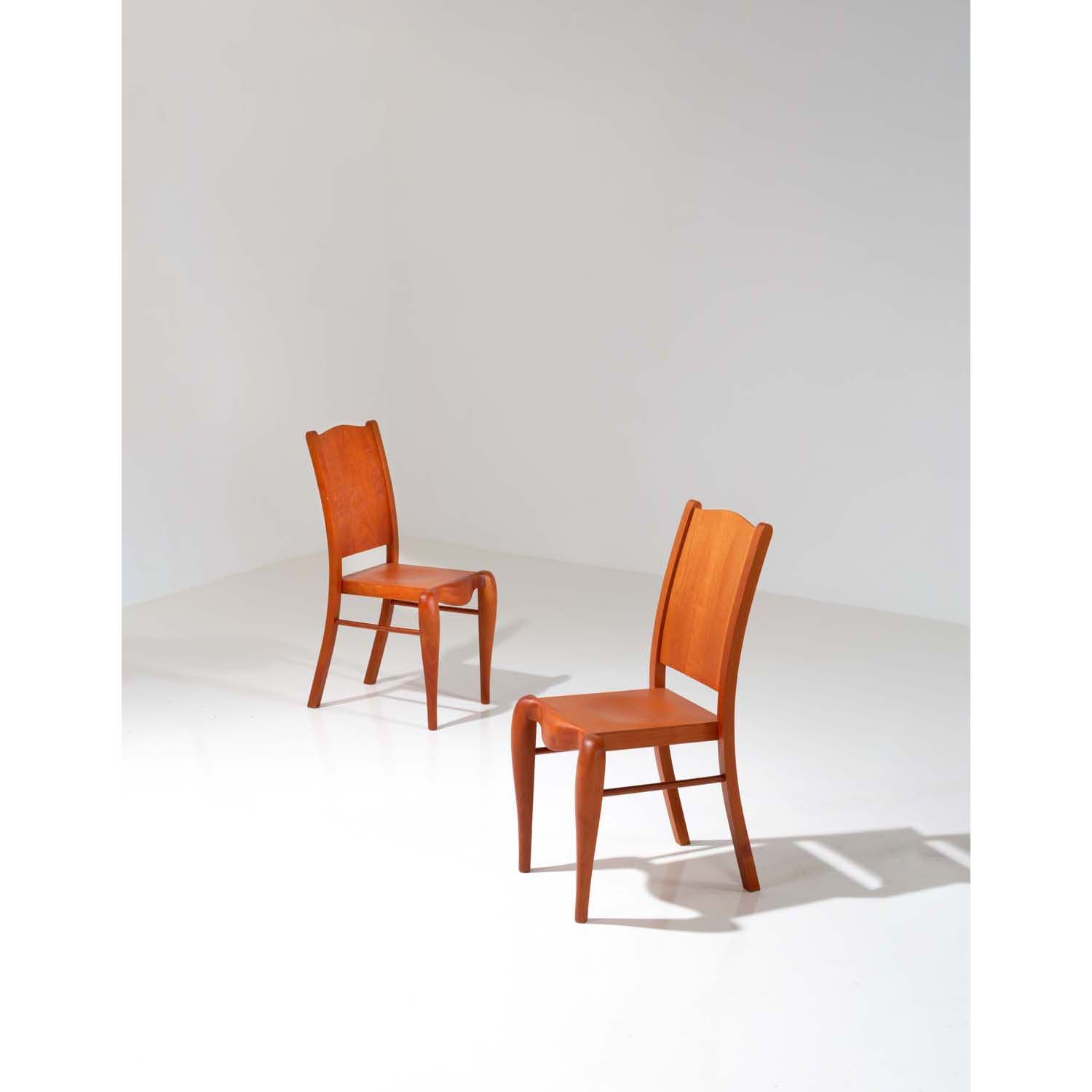 Null Philippe Starck (born 1949)
Pair of chairs, model 'Placide of the wood'
Che&hellip;