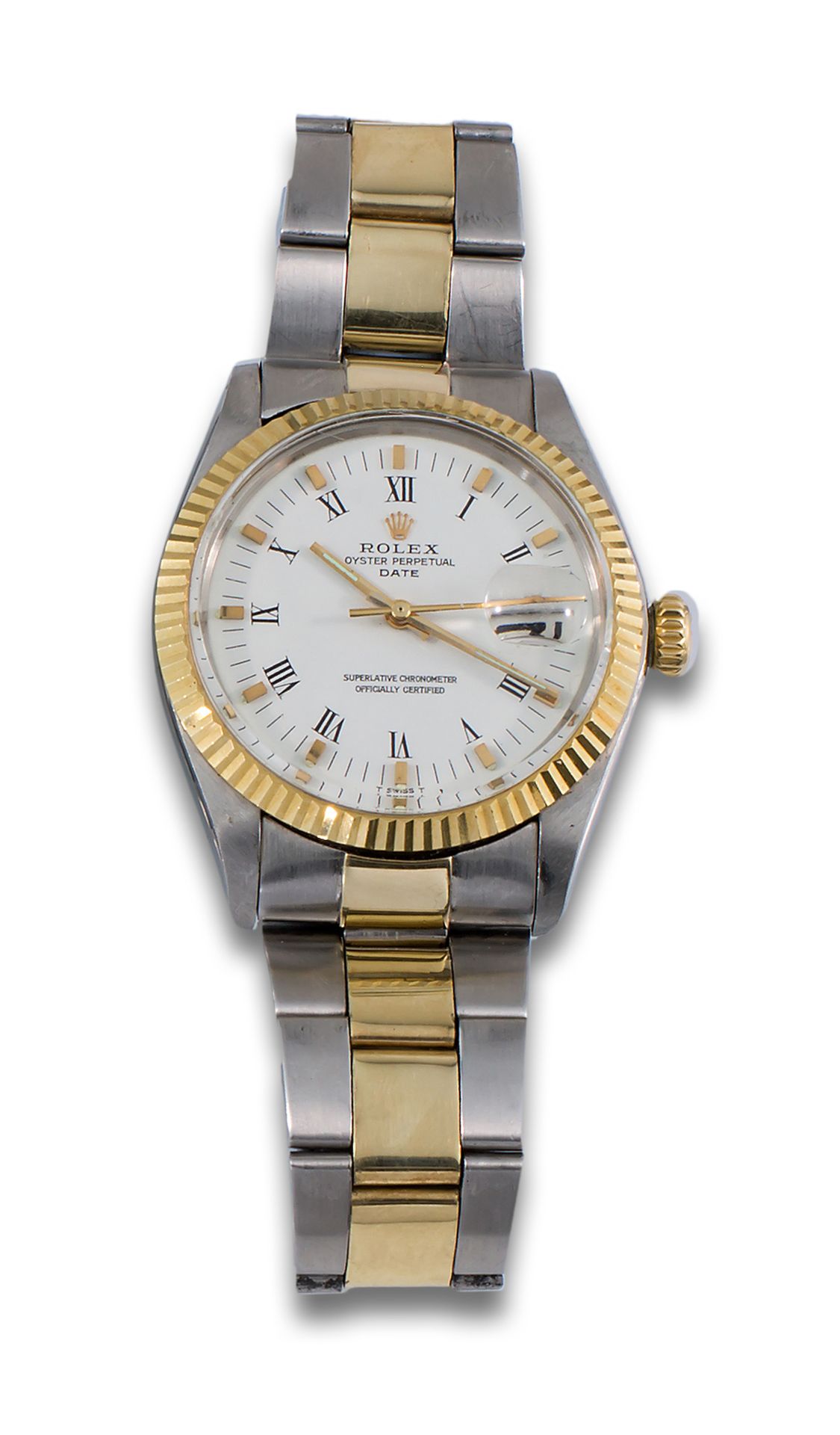 Reloj ROLEX Oyster Perpetual Date, movimiento de oro ama… Drouot.com