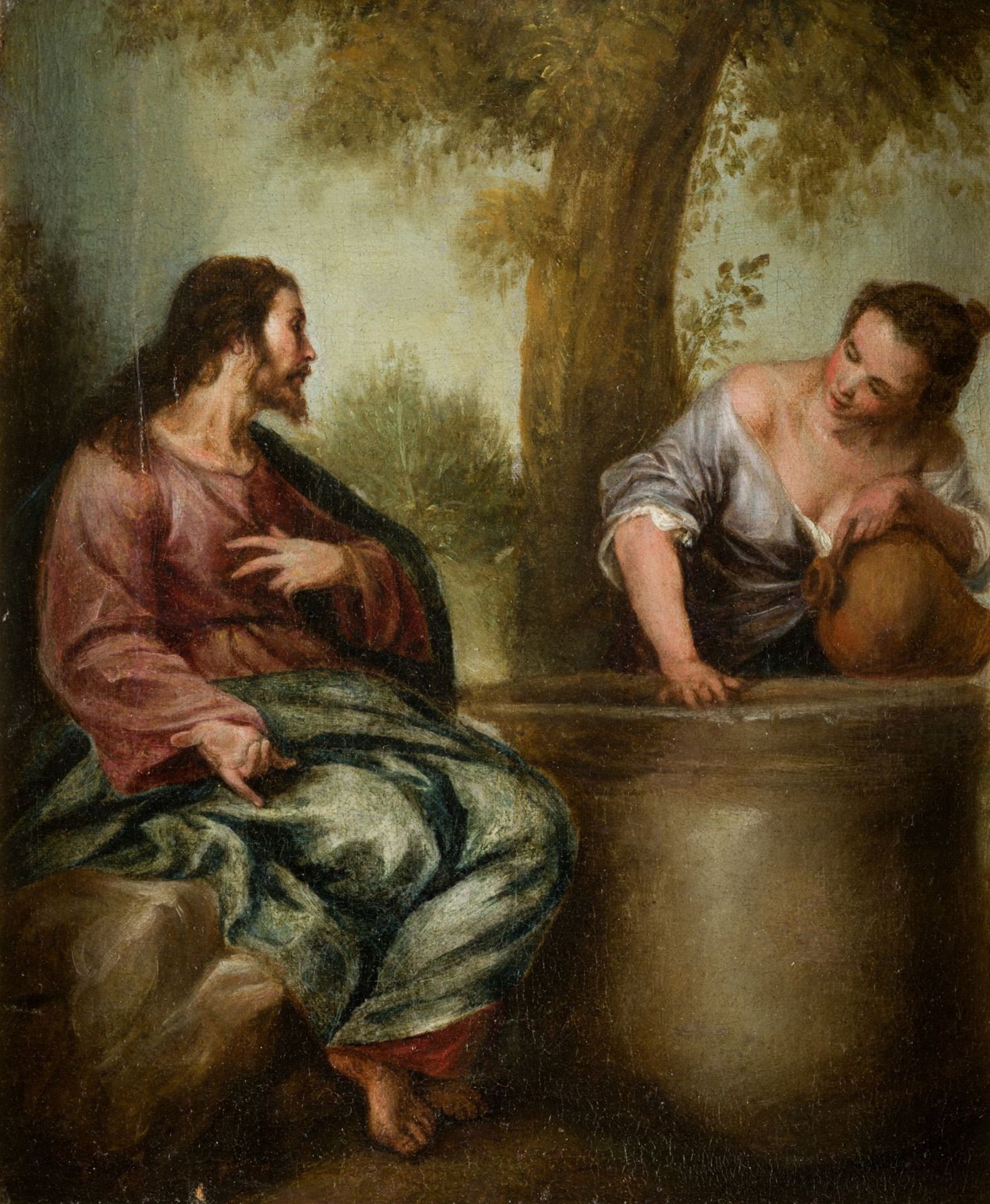 ALONSO CANO (1601 / 1667) "Christ and the Samaritan Woman" a. 1645-1650 这幅精美的画作是&hellip;