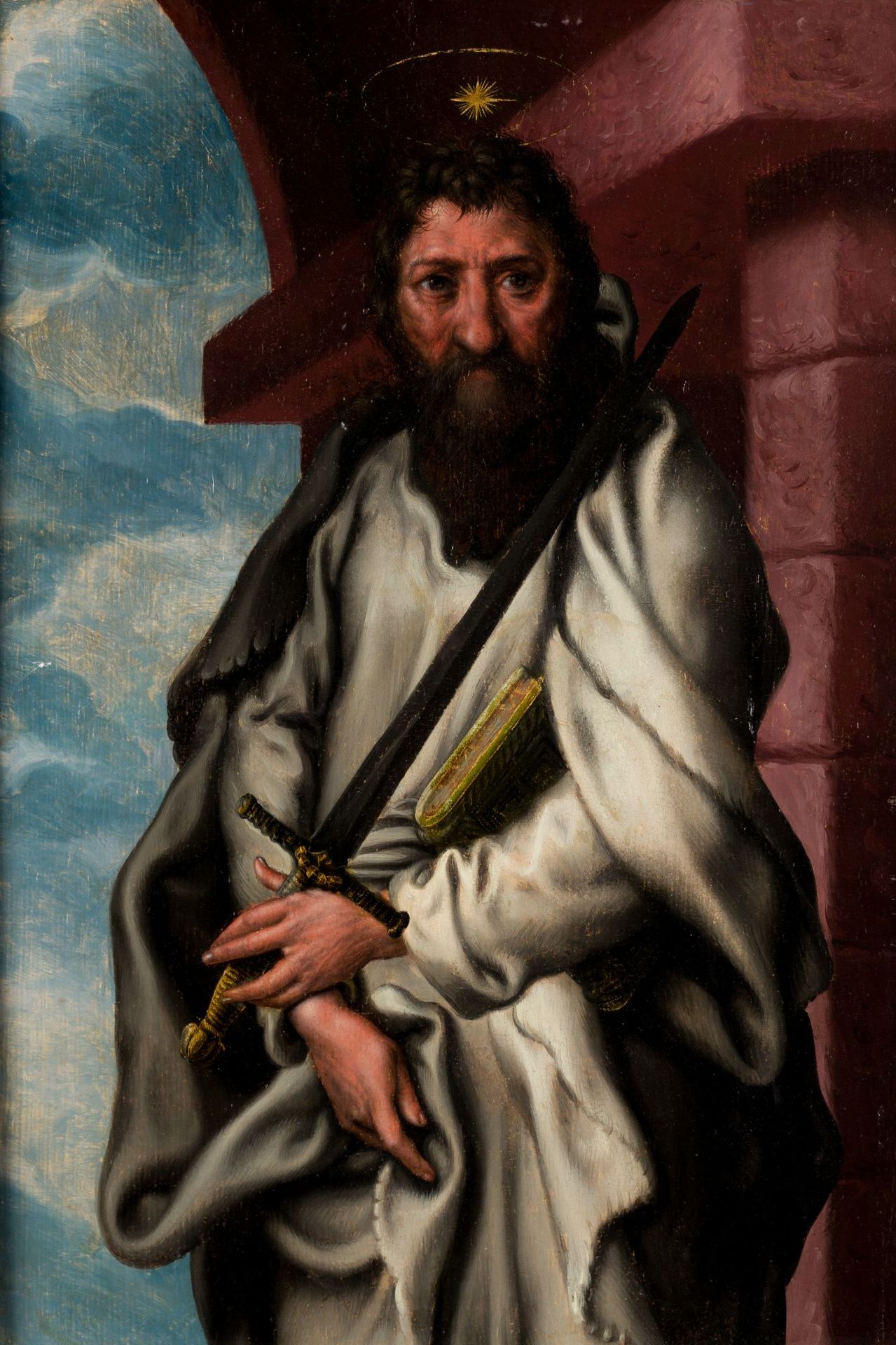 PIETER AERTSEN (1507 / 1575) "Saint Paul" Bibliographie : Diéguez Rodríguez, A.,&hellip;
